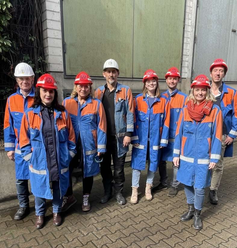 Besuchergruppe der FDP Marburg-Biedenkopf bei Fritz Winter